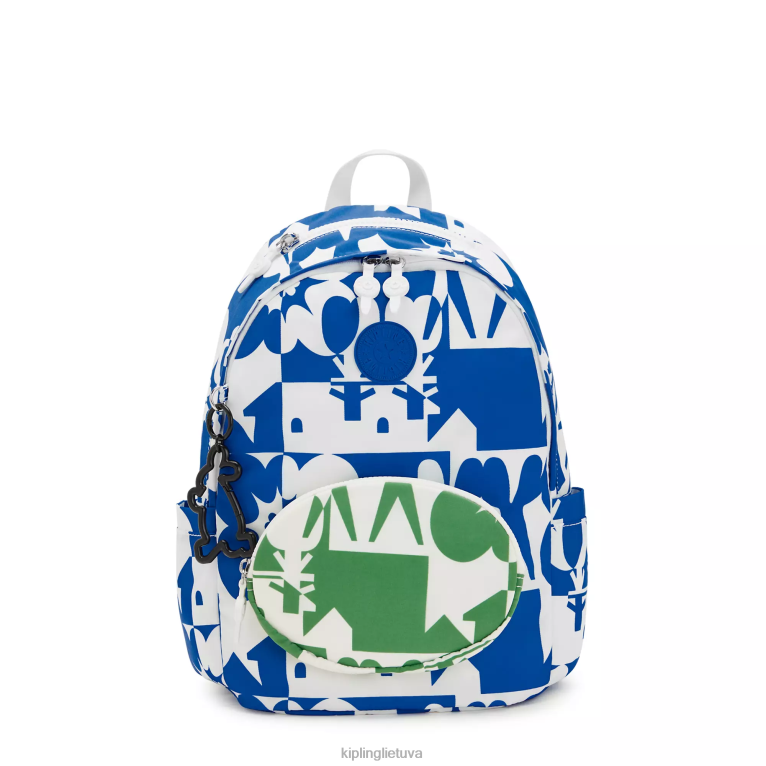 "maišeliai" delia minju kim kuprinė 22V8R337 Kipling moterys minju multi print