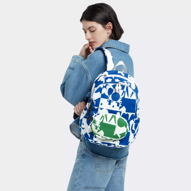 \"maišeliai\" delia minju kim kuprinė 22V8R337 Kipling moterys minju multi print