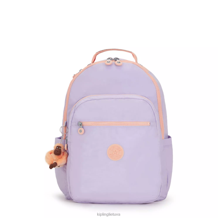 "maišeliai" Seoul didelė 15 colių nešiojamojo kompiuterio kuprinė 22V8R434 Kipling moterys begalinė alyvinė c