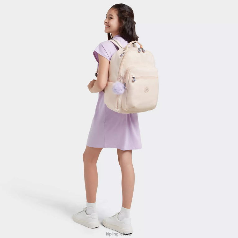 \"maišeliai\" Seoul didelė 15 colių nešiojamojo kompiuterio kuprinė 22V8R457 Kipling moterys švelnus žiedas