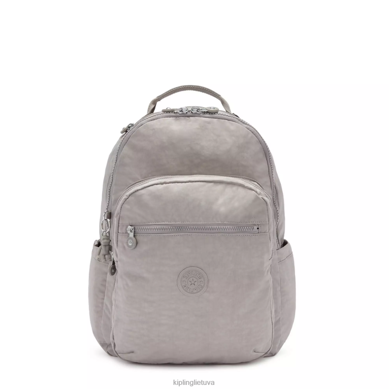 "maišeliai" Seoul didelė 15 colių nešiojamojo kompiuterio kuprinė 22V8R471 Kipling moterys pilka gris