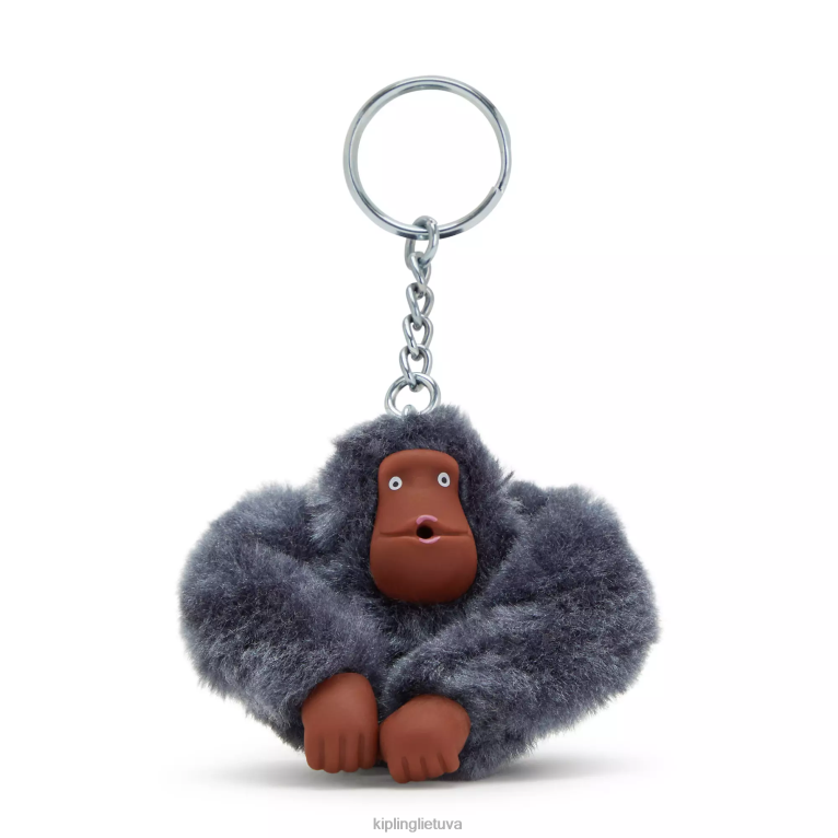 priedai Sven Monkey raktų pakabukas 22V8R694 Kipling moterys miglota pilka