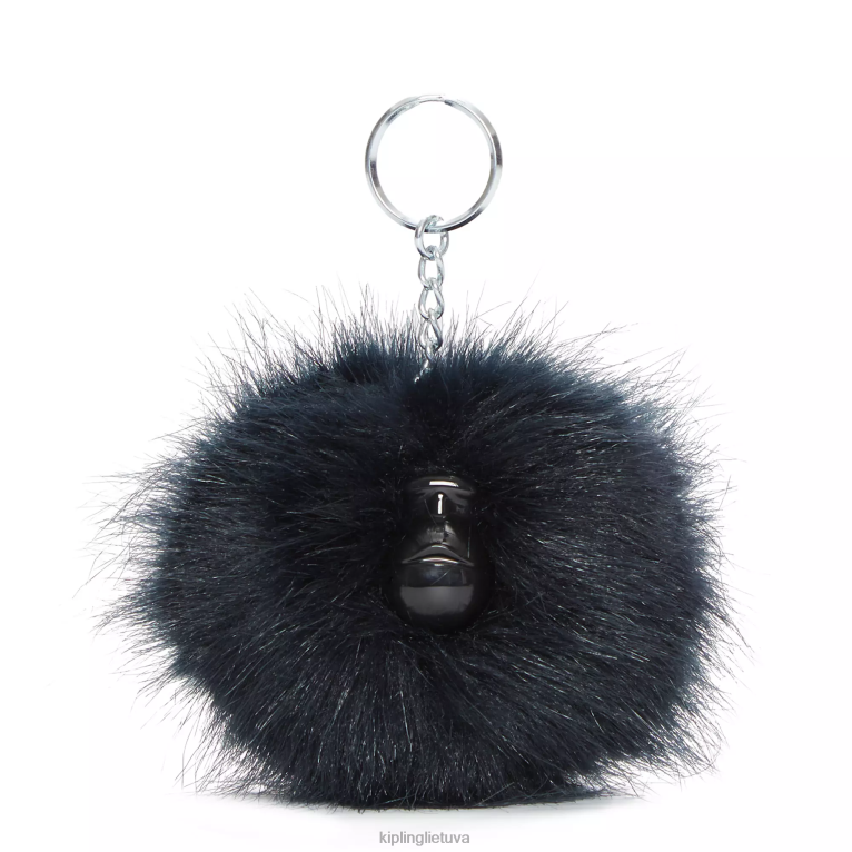 priedai pompom beždžionės raktų pakabukas 22V8R729 Kipling moterys tikras laivynas