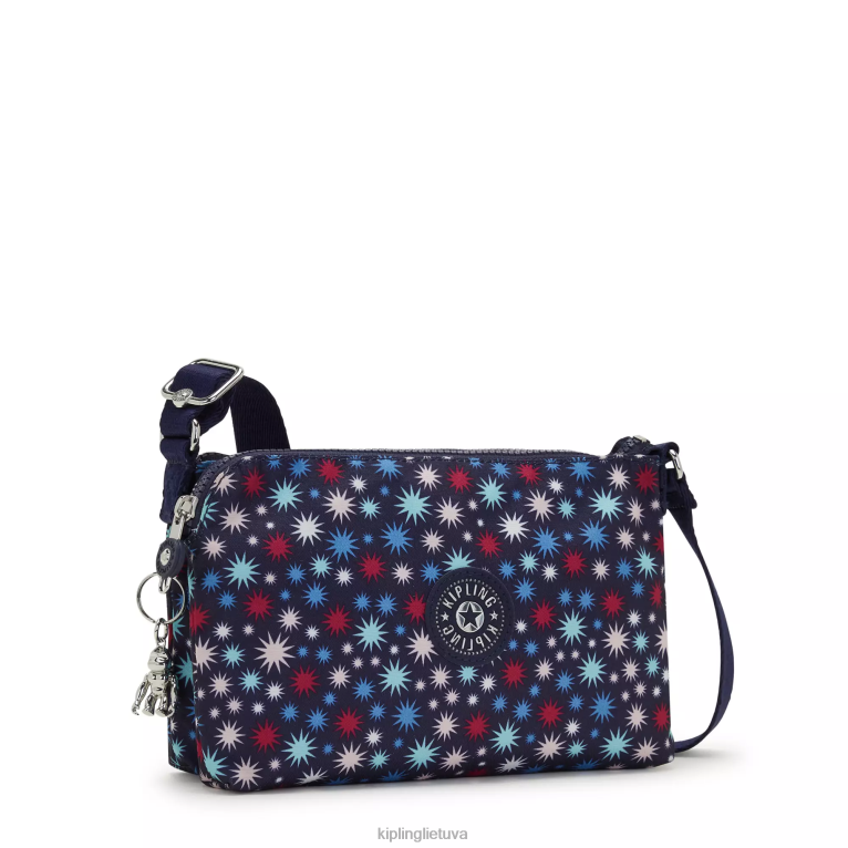 \"maišeliai\" Bodyd margintas crossbody krepšys 22V8R219 Kipling moterys funky žvaigždės