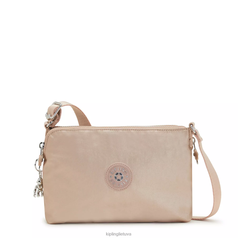 "maišeliai" Boyd metalinis crossbody krepšys 22V8R211 Kipling moterys auksinis žavesys metalinis