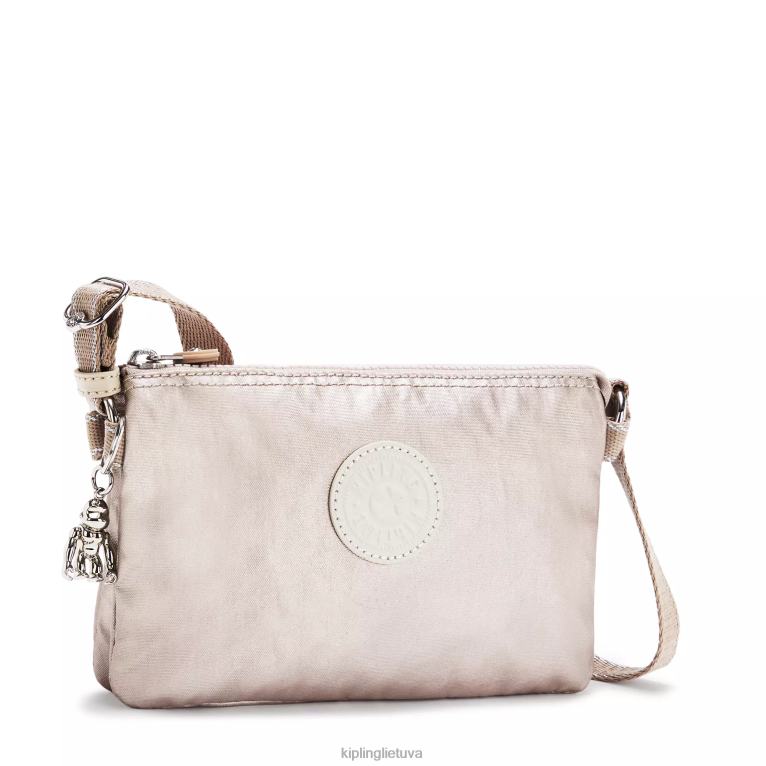 \"maišeliai\" Creativity xb metalinis crossbody bag 22V8R232 Kipling moterys metalinis švytėjimas