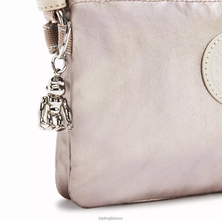 \"maišeliai\" Creativity xb metalinis crossbody bag 22V8R232 Kipling moterys metalinis švytėjimas