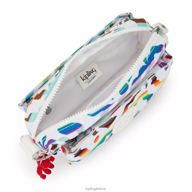 \"maišeliai\" abanu crossbody bag 22V8R151 Kipling moterys vaivorykštinis delnas