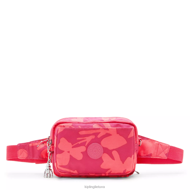 "maišeliai" abanu multi printed kabrioletas crossbody bag 22V8R320 Kipling moterys koralų gėlė
