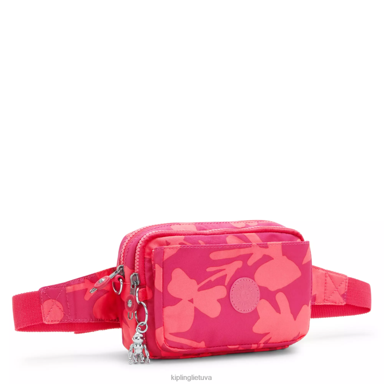\"maišeliai\" abanu multi printed kabrioletas crossbody bag 22V8R320 Kipling moterys koralų gėlė