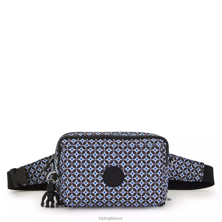 "maišeliai" abanu multi printed kabrioletas crossbody bag 22V8R322 Kipling moterys juoda plytelė