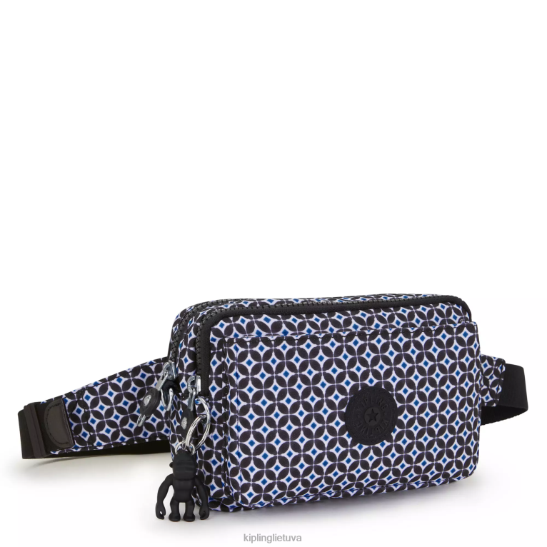 \"maišeliai\" abanu multi printed kabrioletas crossbody bag 22V8R322 Kipling moterys juoda plytelė