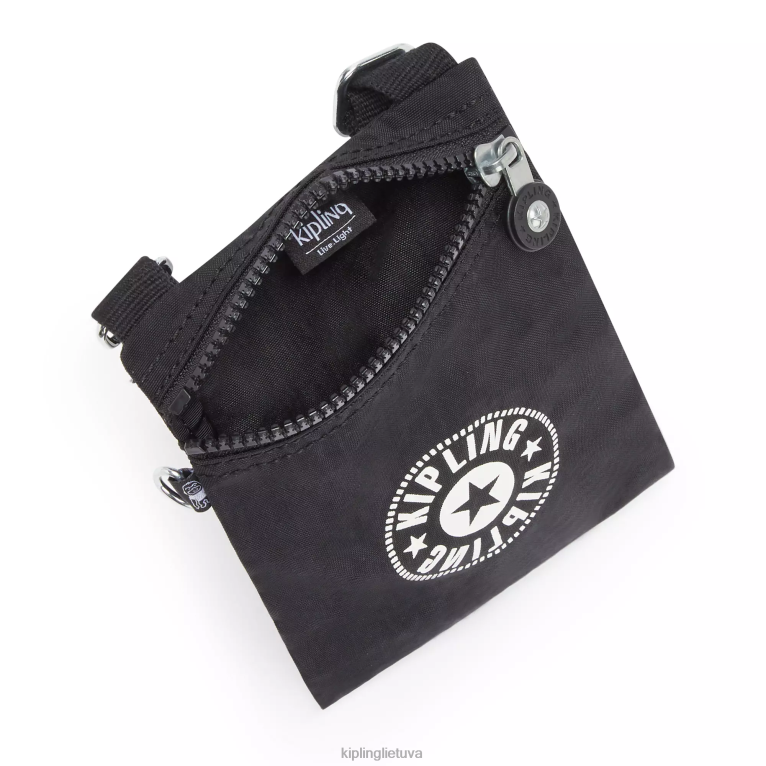 \"maišeliai\" afia lite mini crossbody krepšys 22V8R79 Kipling moterys juoda lite
