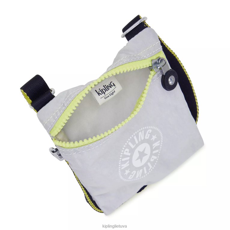 \"maišeliai\" afia lite mini crossbody krepšys 22V8R80 Kipling moterys oro pilka