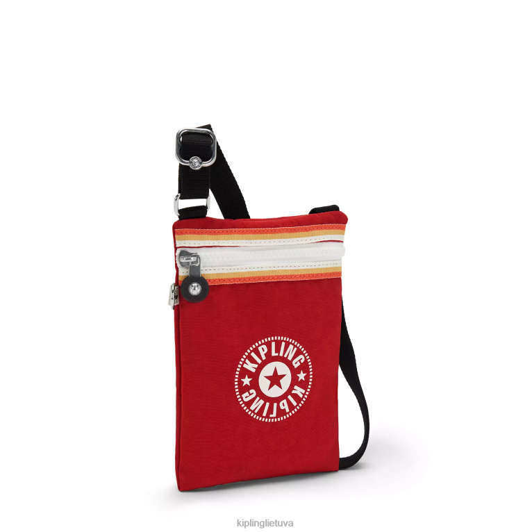 \"maišeliai\" afia lite mini crossbody krepšys 22V8R82 Kipling moterys raudonasis raudonasis