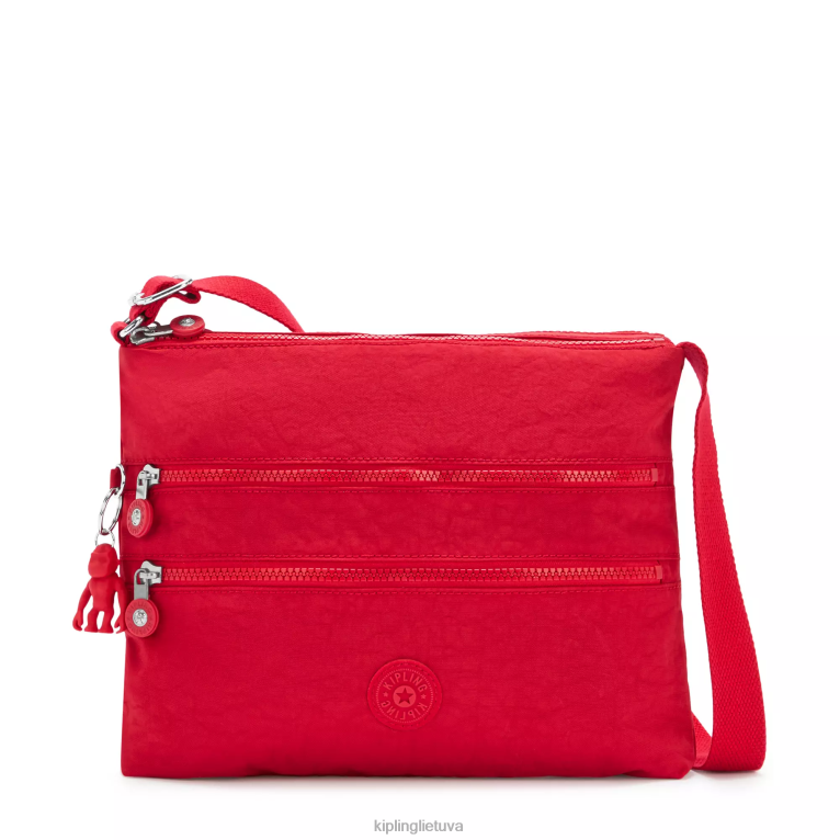 "maišeliai" alvar crossbody krepšys 22V8R137 Kipling moterys raudonasis raudonasis