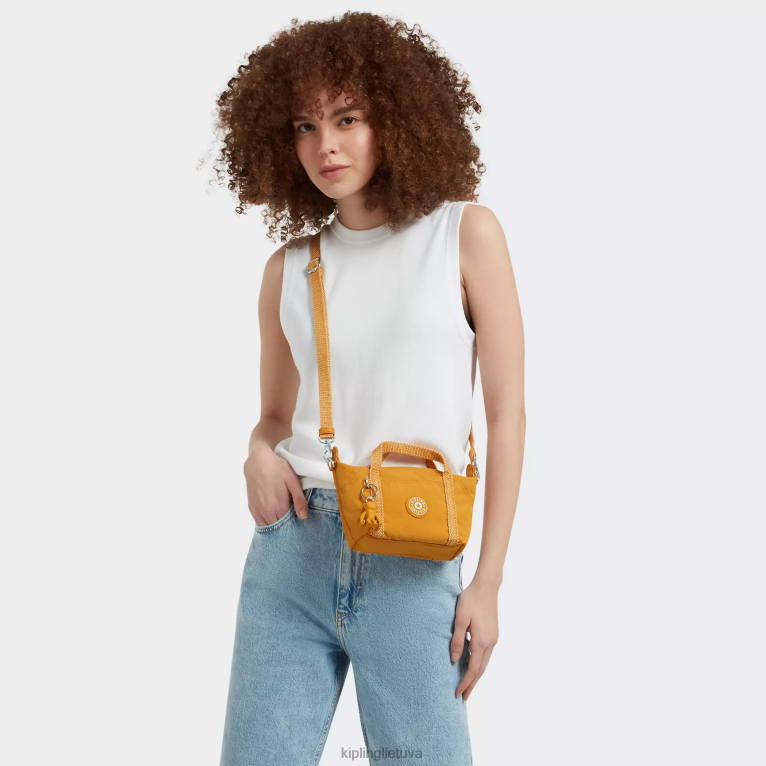 \"maišeliai\" art kompaktiškas crossbody krepšys 22V8R2 Kipling moterys greita geltona