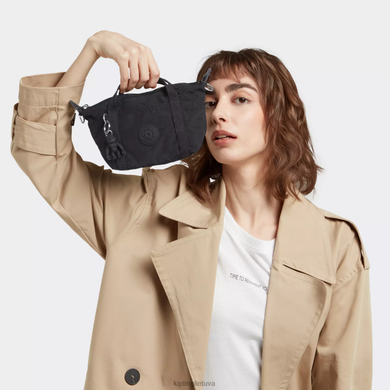 \"maišeliai\" art kompaktiškas crossbody krepšys 22V8R3 Kipling moterys juodas noir