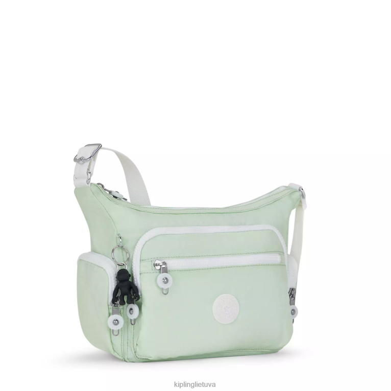 \"maišeliai\" gabbie mažas crossbody krepšys 22V8R162 Kipling moterys erdvi žalia