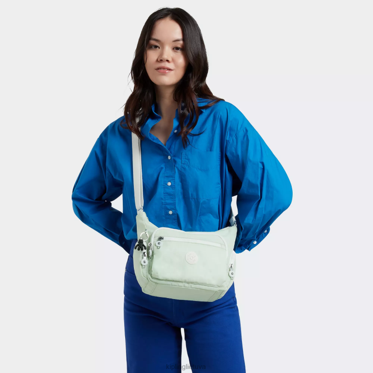 \"maišeliai\" gabbie mažas crossbody krepšys 22V8R162 Kipling moterys erdvi žalia