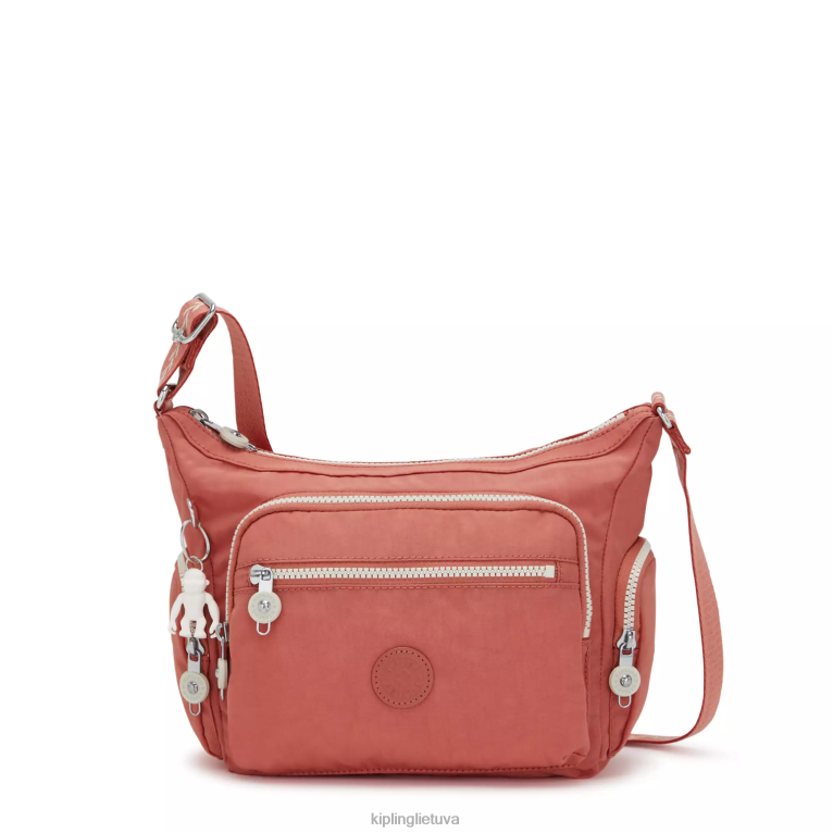 "maišeliai" gabbie mažas crossbody krepšys 22V8R165 Kipling moterys vintažinė rožinė