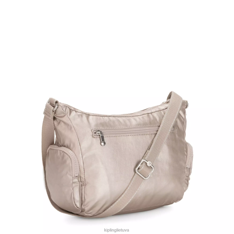 \"maišeliai\" gabbie mažas metalinis crossbody krepšys 22V8R186 Kipling moterys metalinis švytėjimas