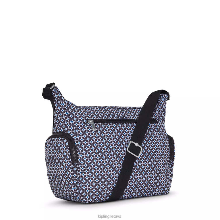 \"maišeliai\" gabbie margintas crossbody krepšys 22V8R142 Kipling moterys juoda plytelė