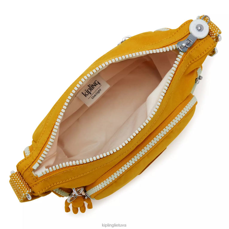 \"maišeliai\" gabbie mini crossbody krepšys 22V8R18 Kipling moterys greita geltona