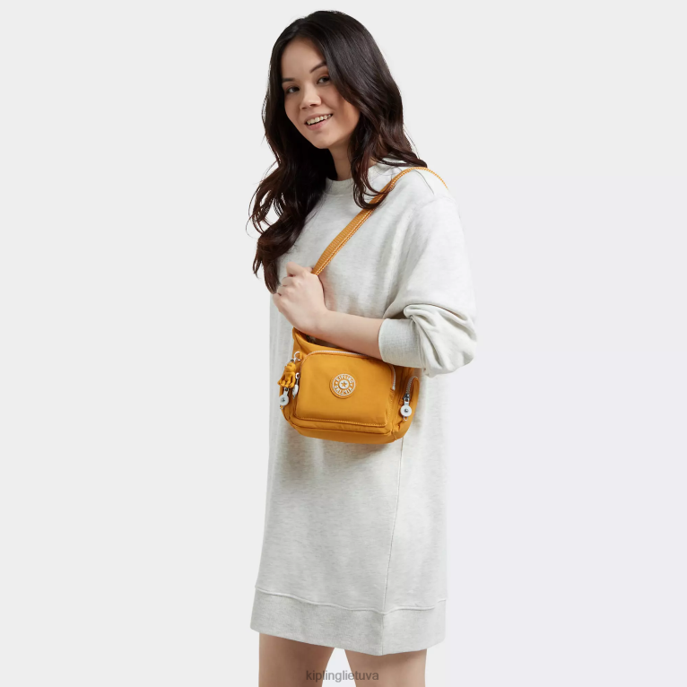 \"maišeliai\" gabbie mini crossbody krepšys 22V8R18 Kipling moterys greita geltona
