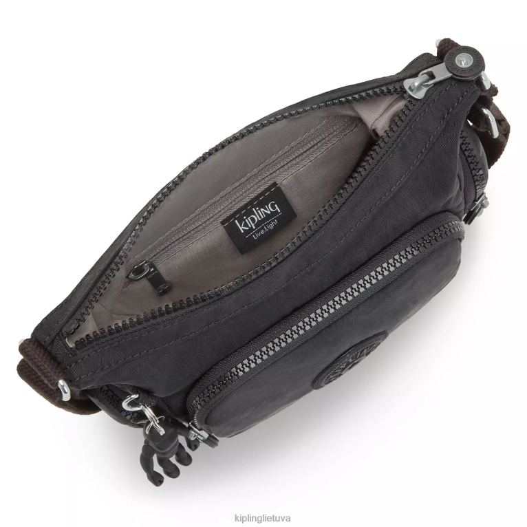 \"maišeliai\" gabbie mini crossbody krepšys 22V8R19 Kipling moterys juodas noir