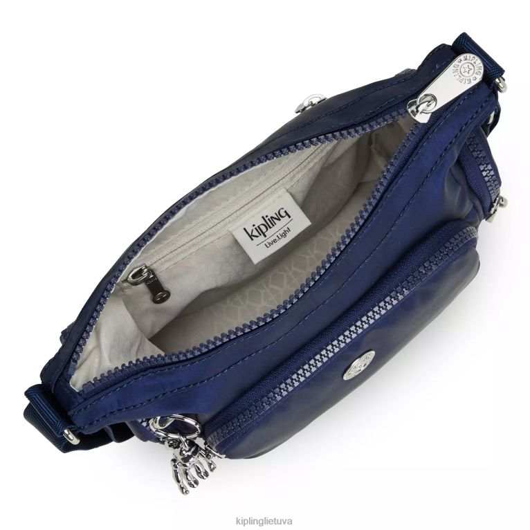 \"maišeliai\" gabbie mini crossbody krepšys 22V8R201 Kipling moterys kosminė mėlyna