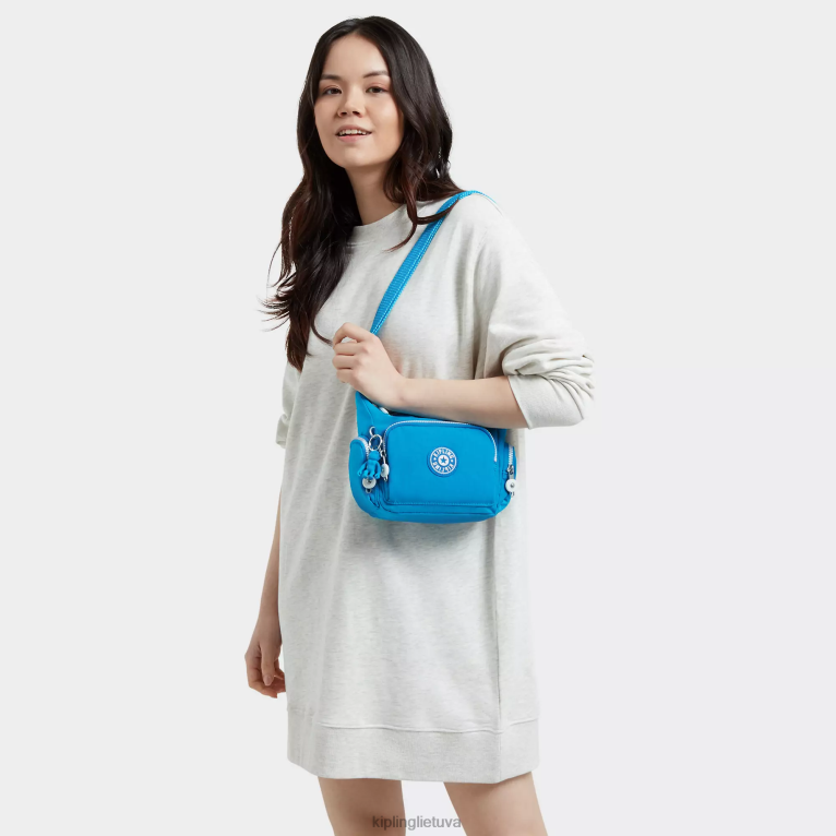 \"maišeliai\" gabbie mini crossbody krepšys 22V8R22 Kipling moterys noriai mėlyna