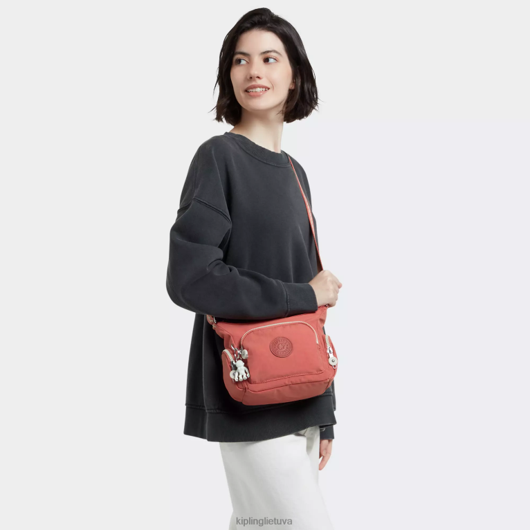 \"maišeliai\" gabbie mini crossbody krepšys 22V8R23 Kipling moterys vintažinė rožinė
