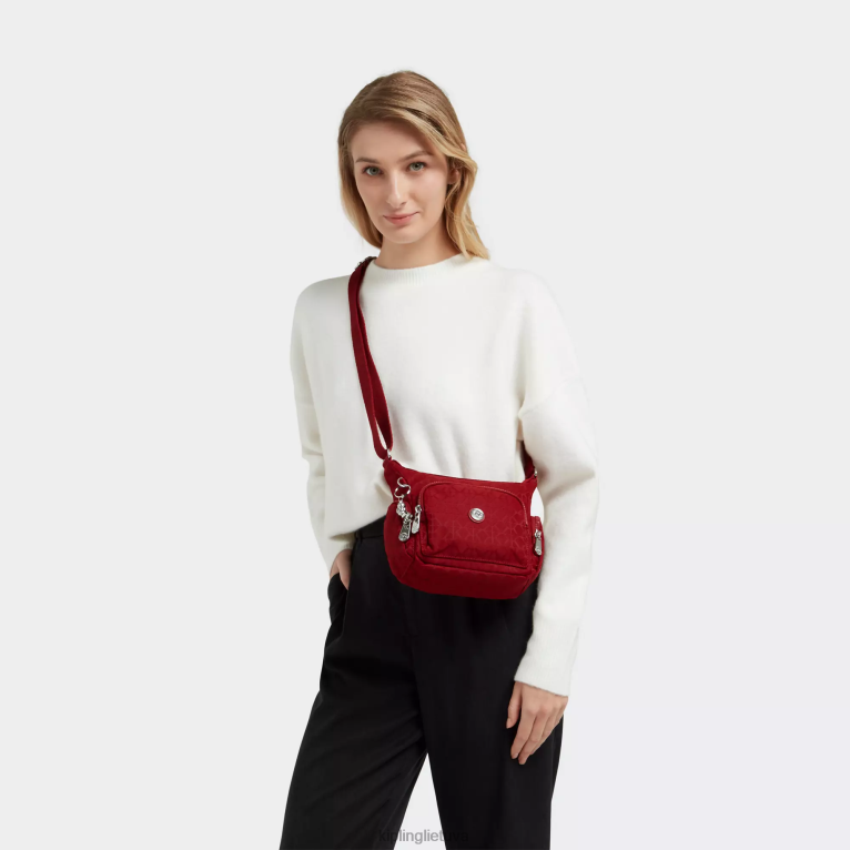 \"maišeliai\" gabbie mini crossbody krepšys 22V8R73 Kipling moterys parašas raudonas