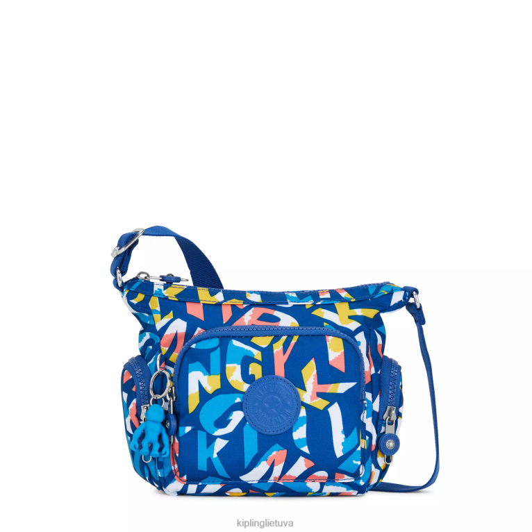 "maišeliai" gabbie mini margintas crossbody krepšys 22V8R139 Kipling moterys neoninis