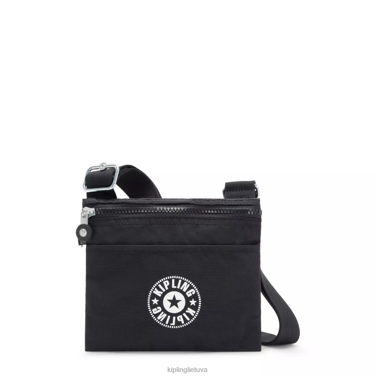 "maišeliai" gib crossbody krepšys 22V8R236 Kipling moterys juoda lite