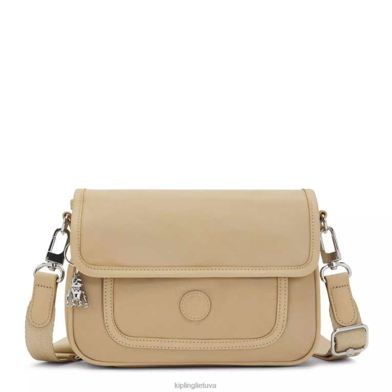 "maišeliai" inaki mažas crossbody krepšys 22V8R180 Kipling moterys natūrali smėlio spalvos