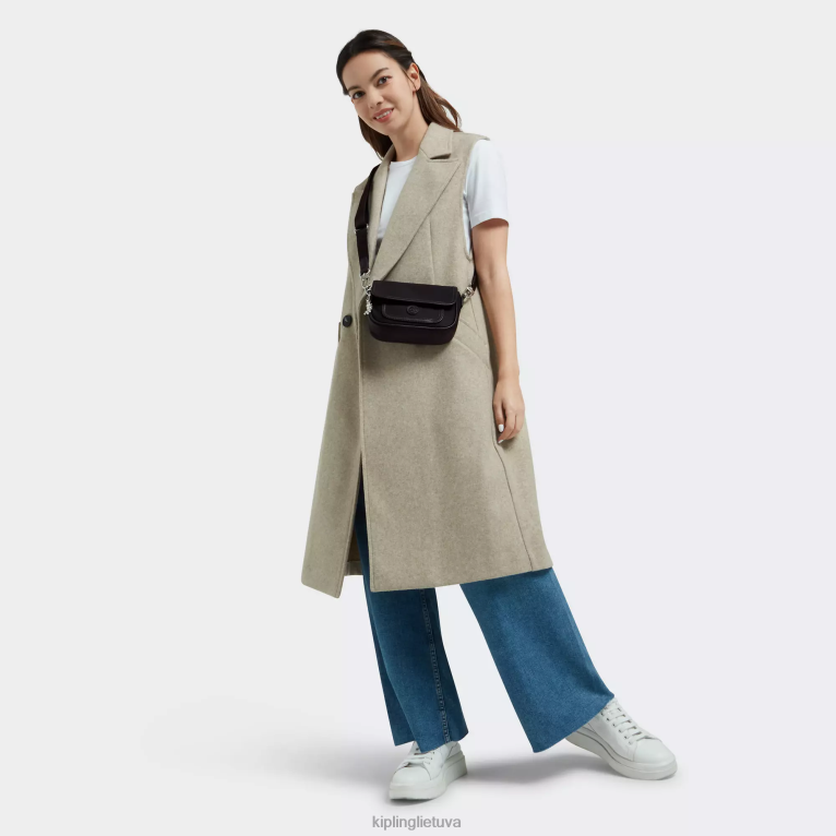 \"maišeliai\" inaki mažas crossbody krepšys 22V8R238 Kipling moterys paka juoda
