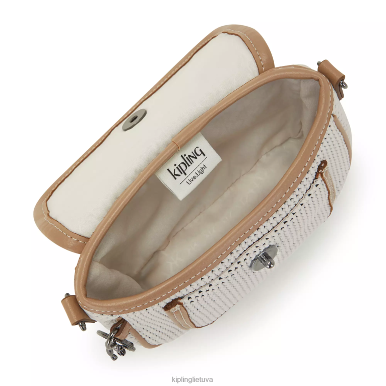 \"maišeliai\" inaki mažas crossbody krepšys 22V8R60 Kipling moterys kuklus smėlio spalvos