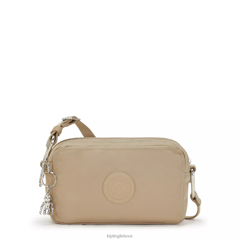"maišeliai" milda crossbody krepšys 22V8R69 Kipling moterys natūrali smėlio spalvos