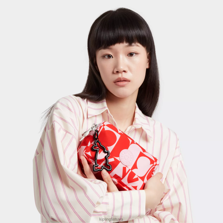 \"maišeliai\" milda minju kim crossbody bag 22V8R43 Kipling moterys minju multi print