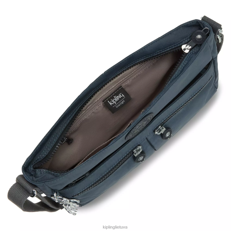 \"maišeliai\" naujas angie crossbody krepšys 22V8R166 Kipling moterys naktinė pilka