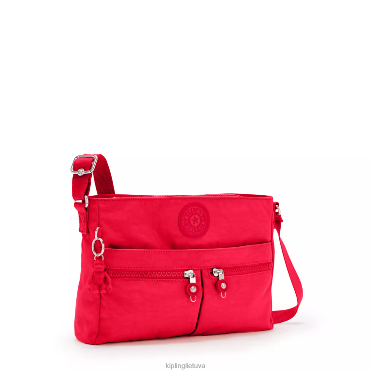 \"maišeliai\" naujas angie crossbody krepšys 22V8R171 Kipling moterys raudonasis raudonasis