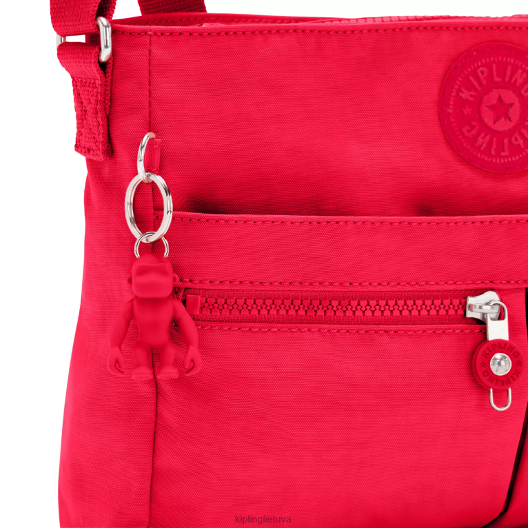 \"maišeliai\" naujas angie crossbody krepšys 22V8R171 Kipling moterys raudonasis raudonasis