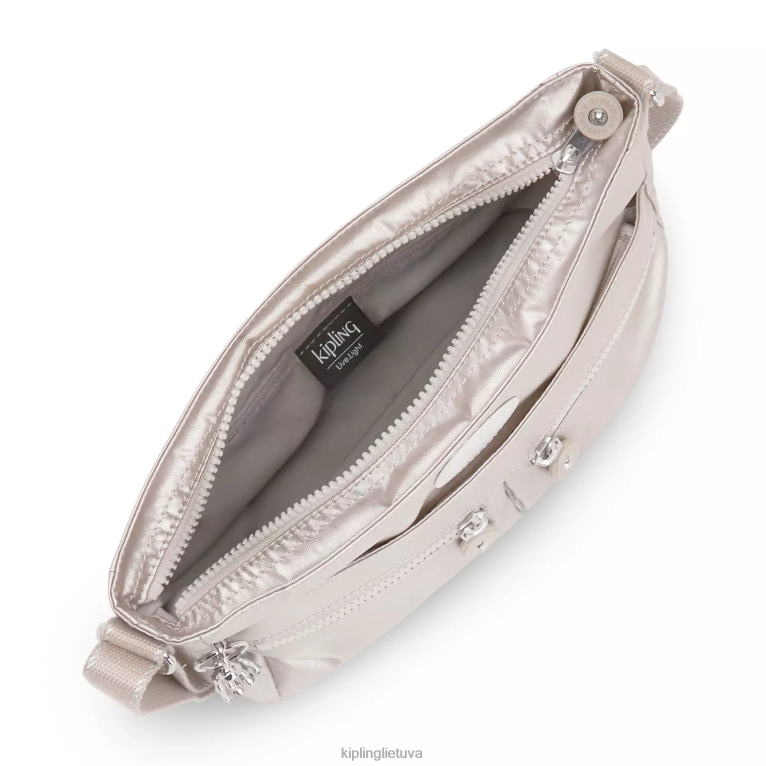 \"maišeliai\" naujas angie metalinis crossbody krepšys 22V8R231 Kipling moterys metalinis švytėjimas