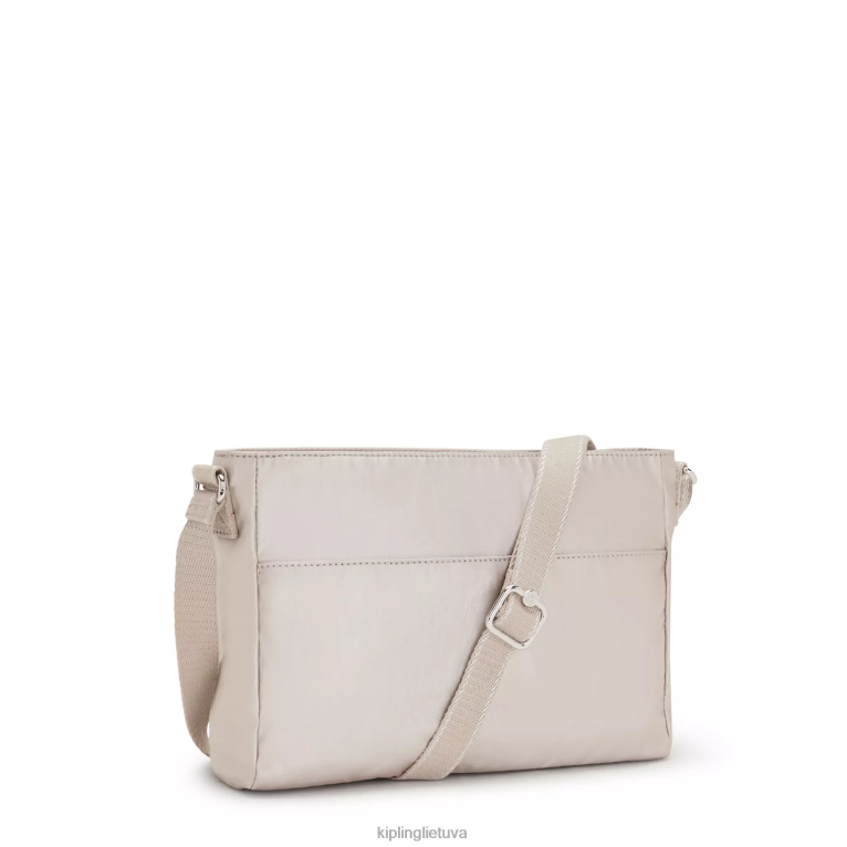 \"maišeliai\" naujas angie metalinis crossbody krepšys 22V8R231 Kipling moterys metalinis švytėjimas