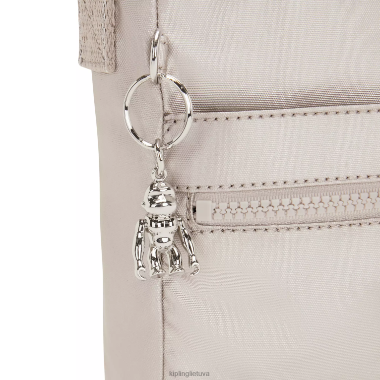 \"maišeliai\" naujas angie metalinis crossbody krepšys 22V8R231 Kipling moterys metalinis švytėjimas