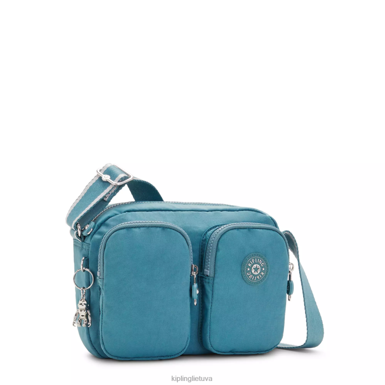 \"maišeliai\" patti crossbody krepšys 22V8R217 Kipling moterys vandenyno žalsva