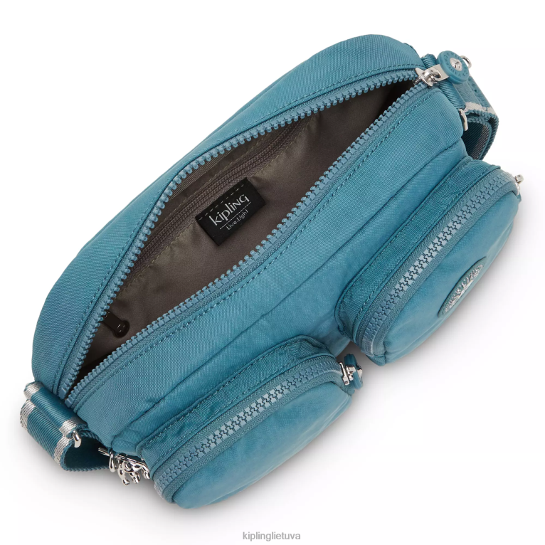 \"maišeliai\" patti crossbody krepšys 22V8R217 Kipling moterys vandenyno žalsva