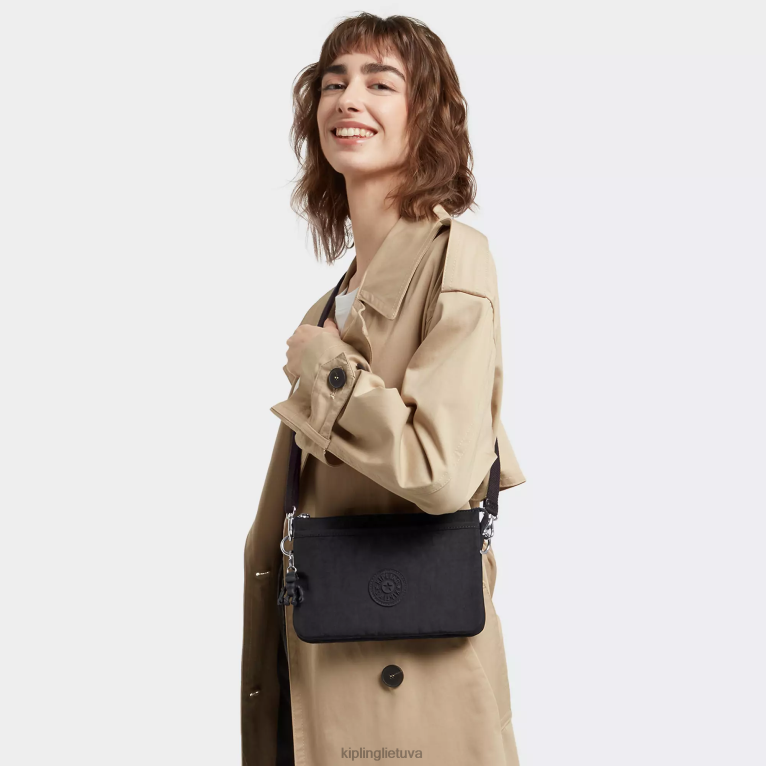 \"maišeliai\" riri crossbody krepšys 22V8R124 Kipling moterys juodas noir
